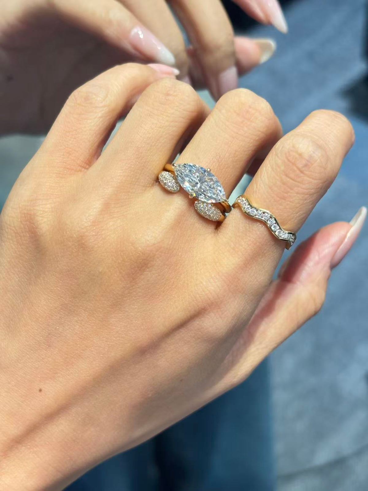 Marquise East–West Ring