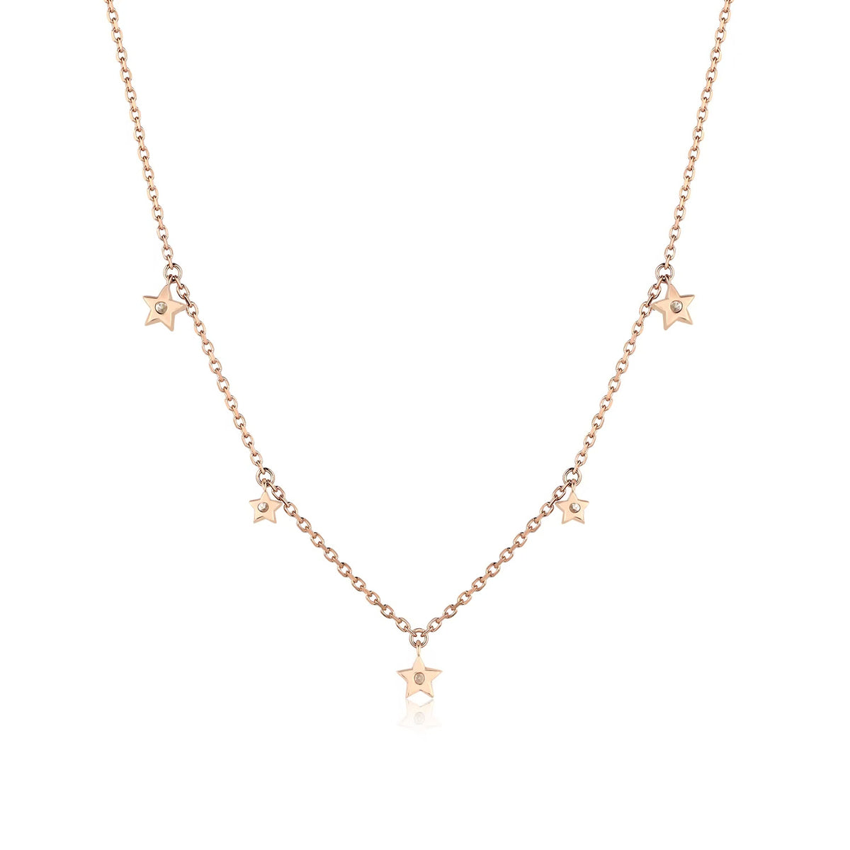 Five-Star Station Necklace