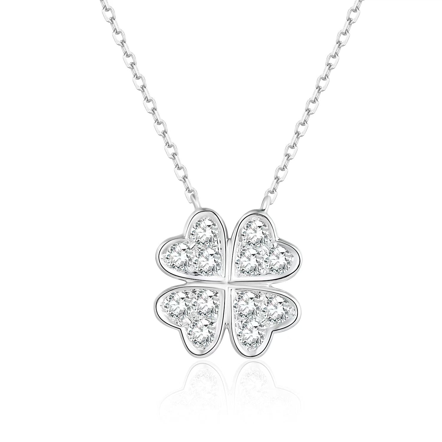 Four-Heart Clover Necklace