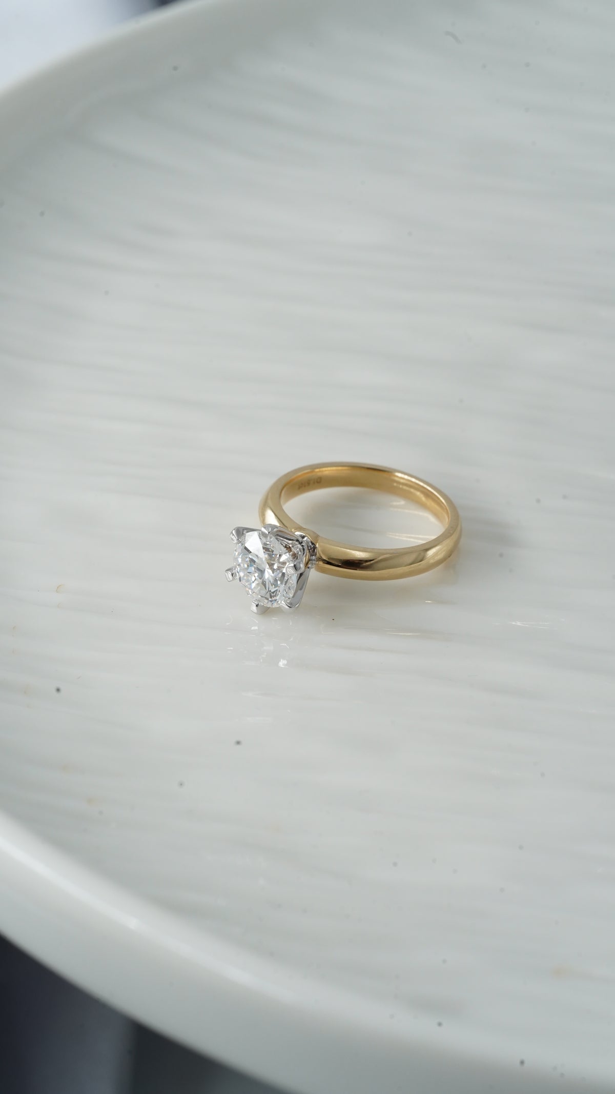Marquise Milgrain Accent Ring