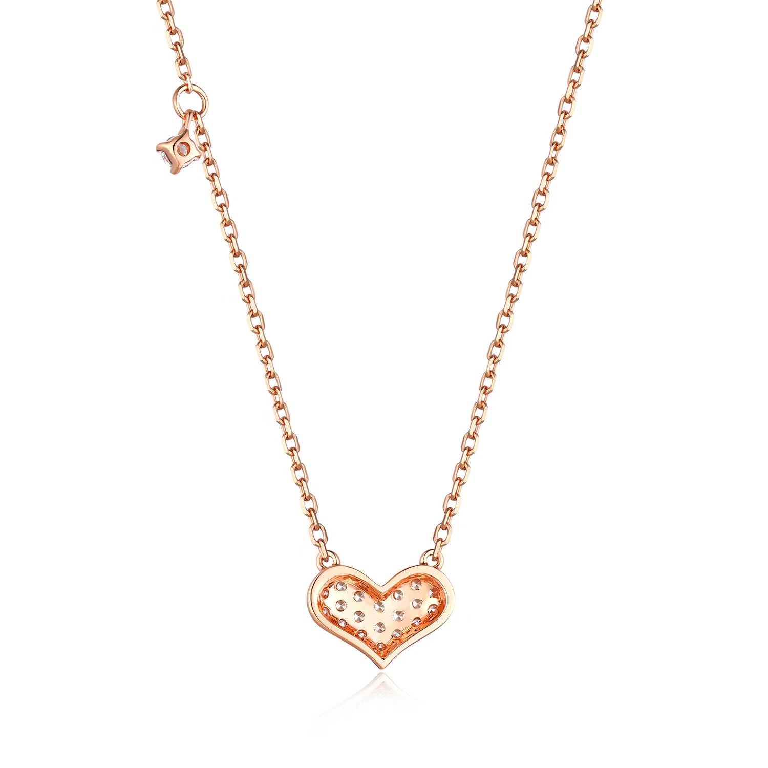 Pavé Heart Necklace