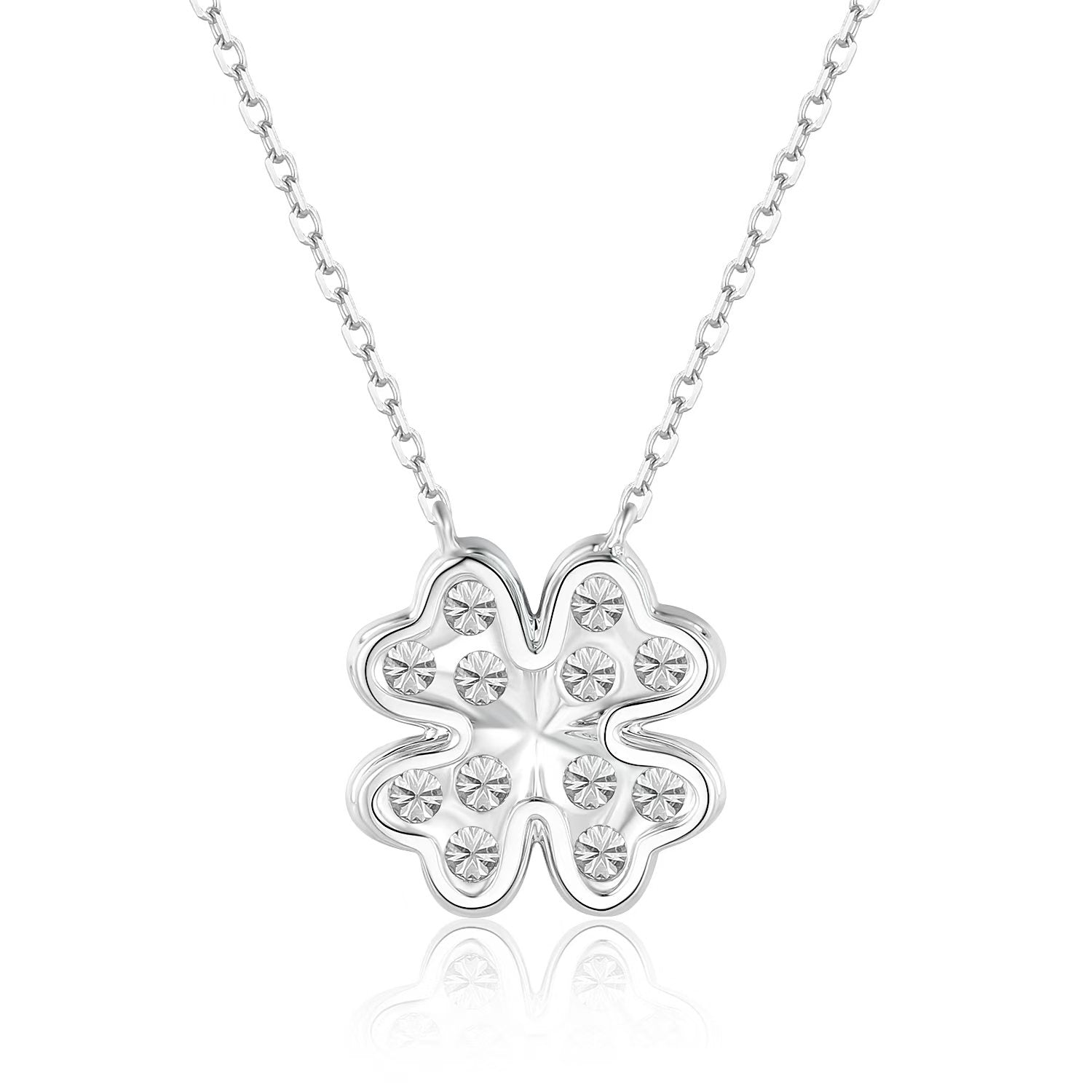 Four-Heart Clover Necklace