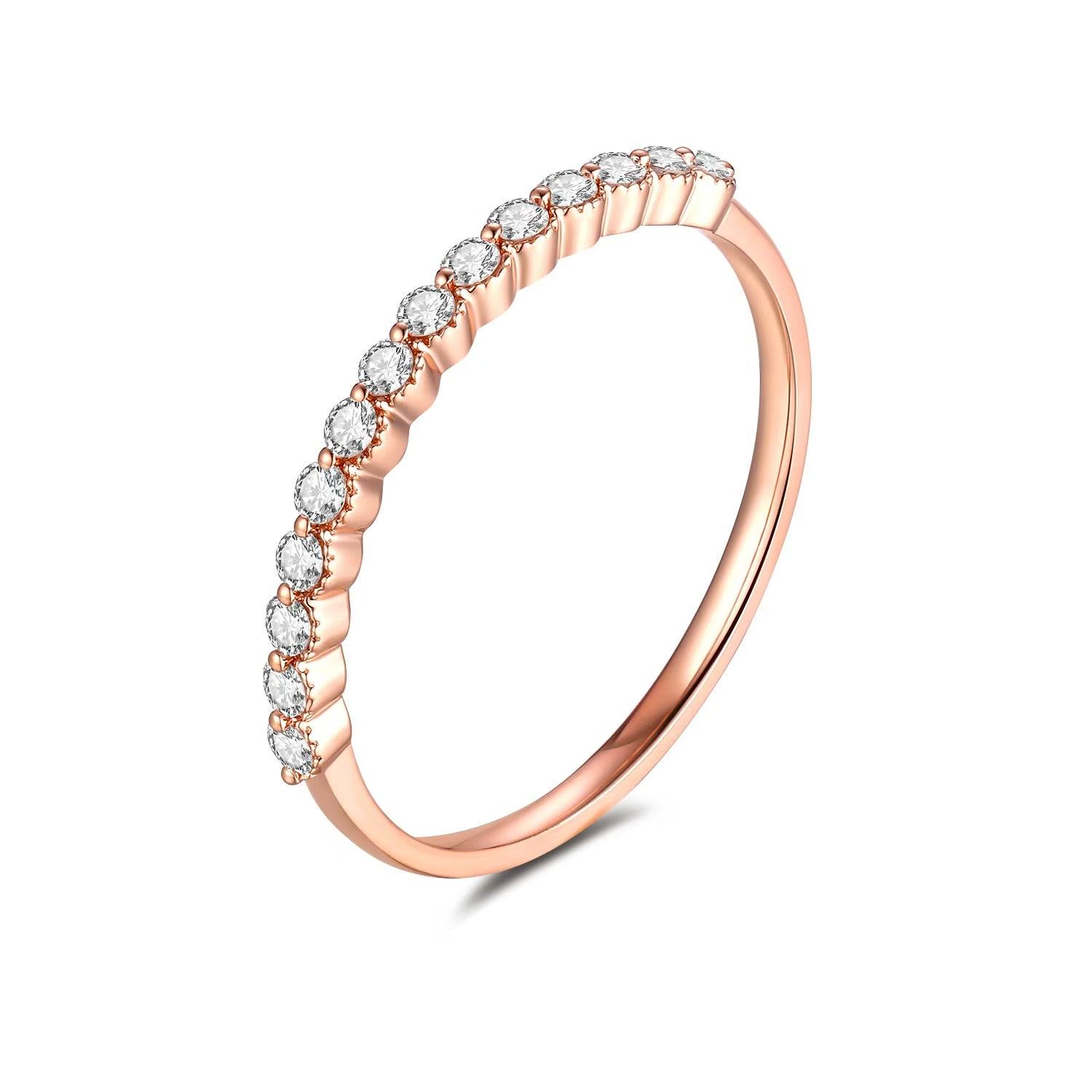 Petite Round Scalloped Band