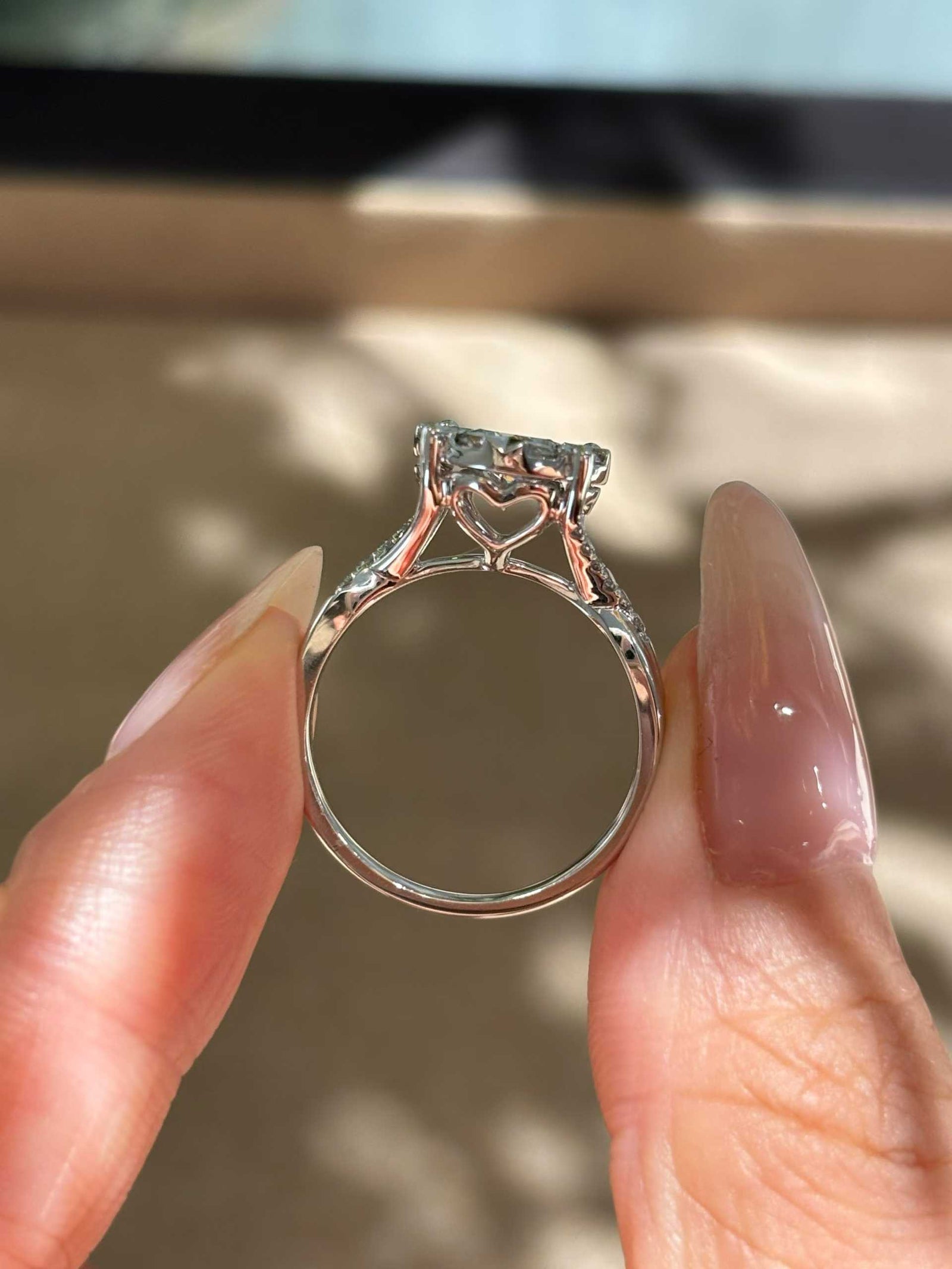 Round Vintage Gallery Ring