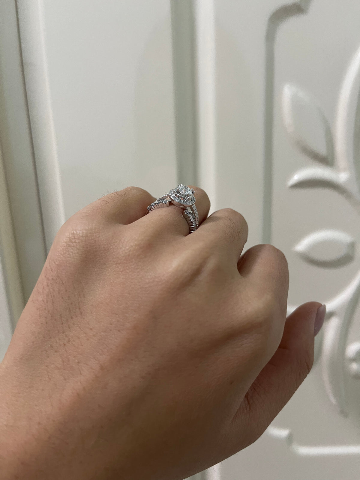 Round Petite Solitaire Ring