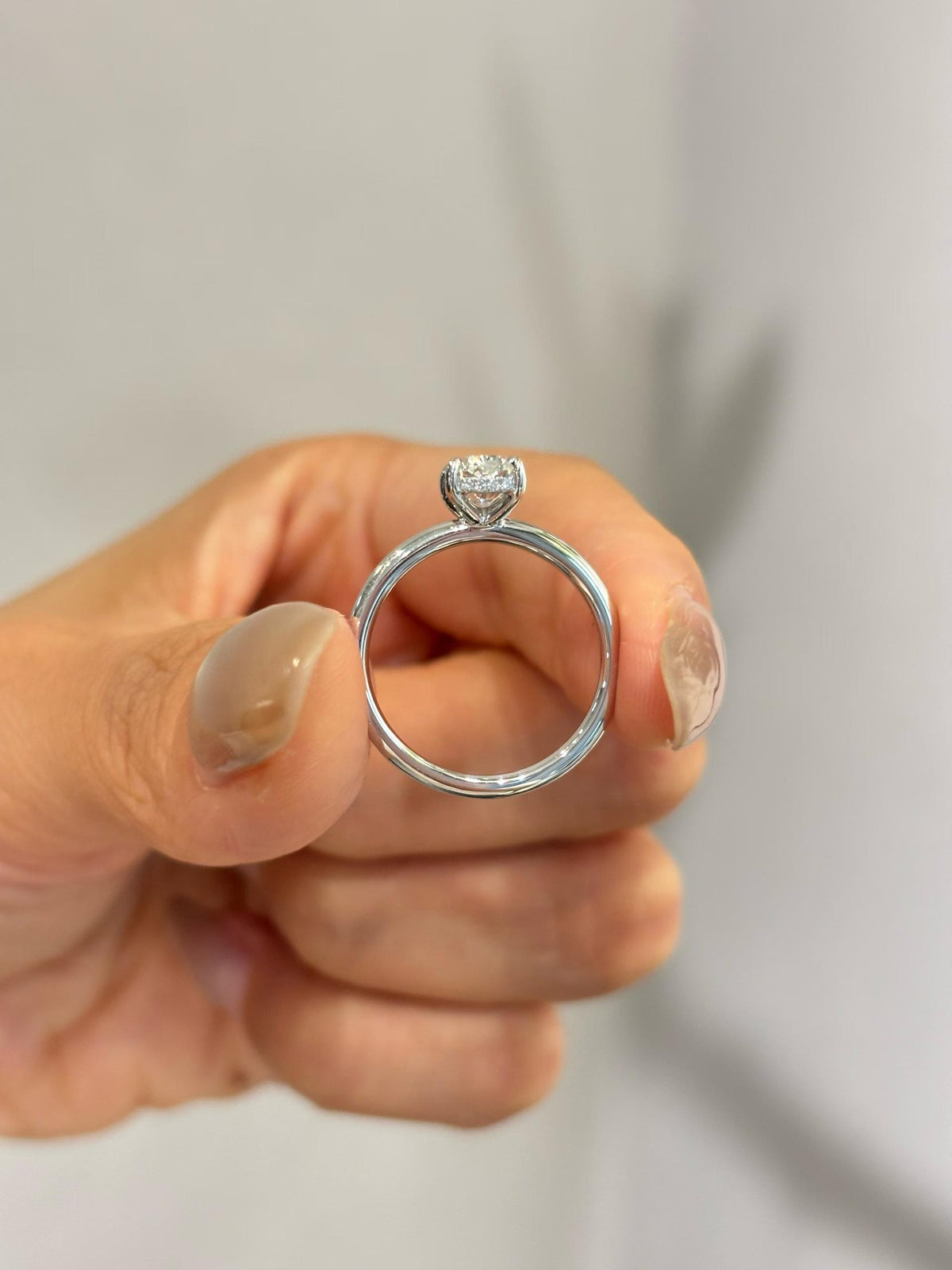 Cushion Open Gallery Ring