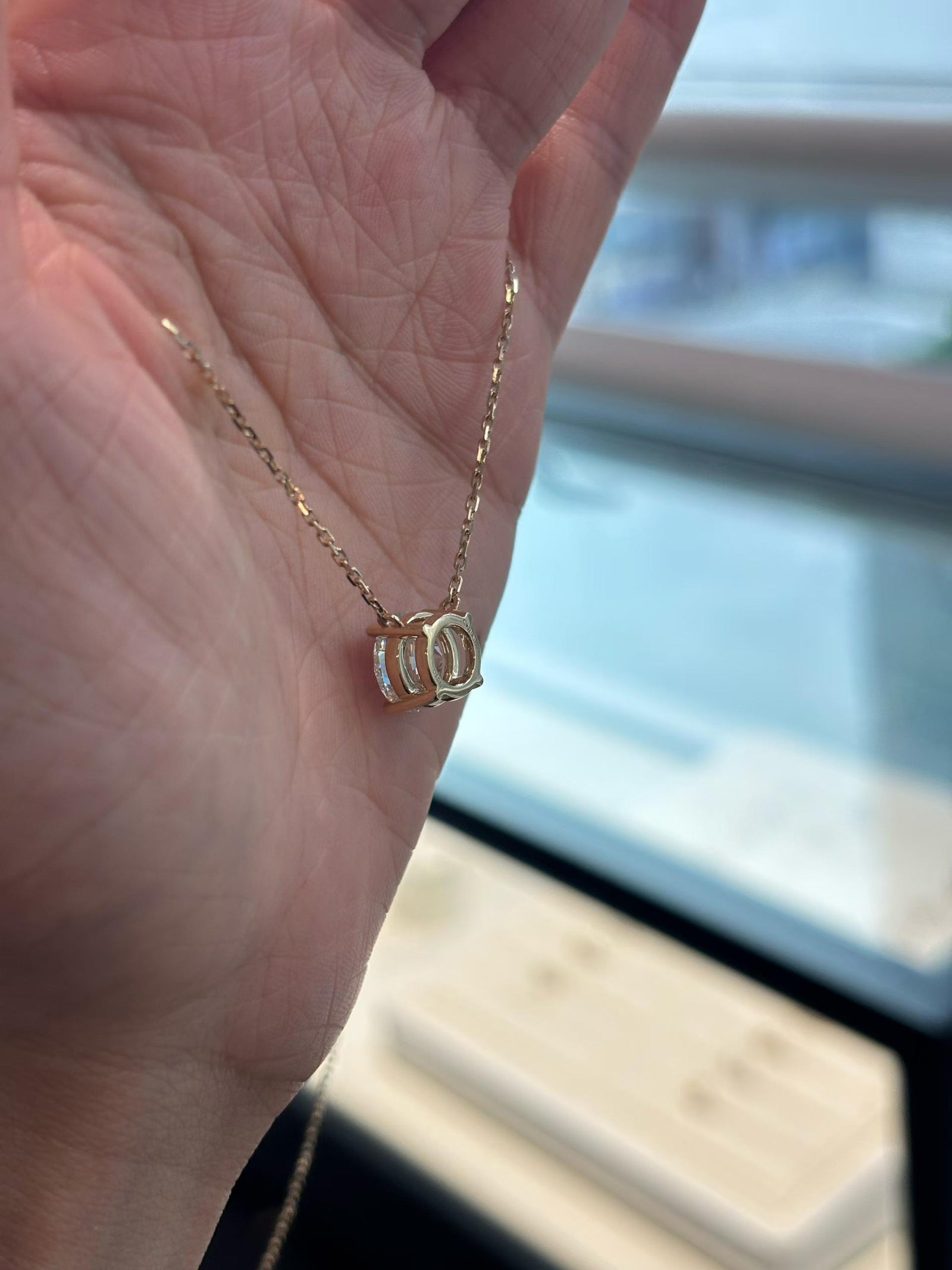 Coiled Pavé Pendant Necklace