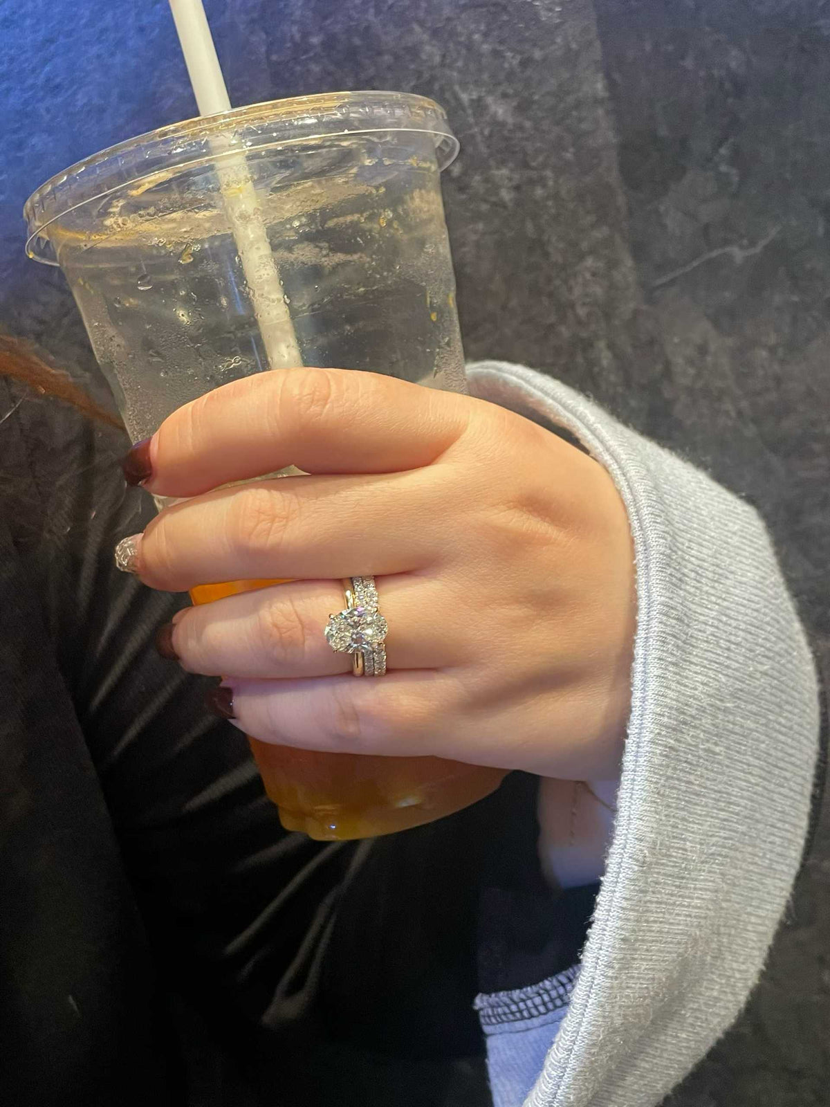 Oval Double Band Ring
