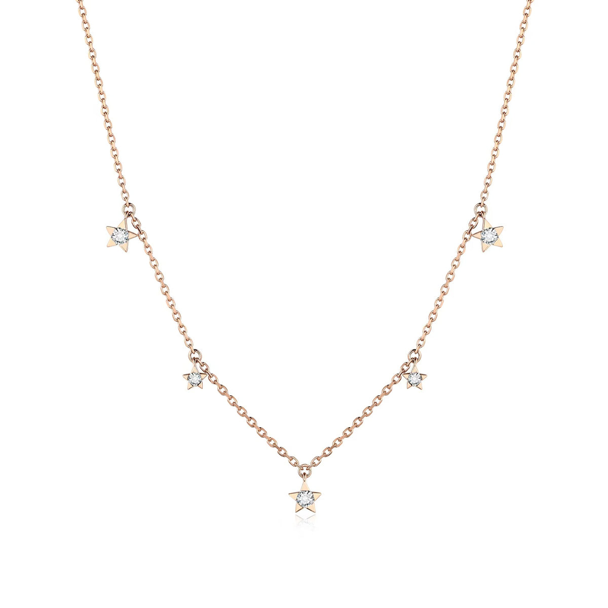 Five-Star Station Necklace