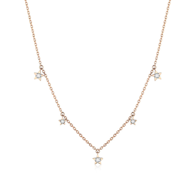 Five-Star Station Necklace