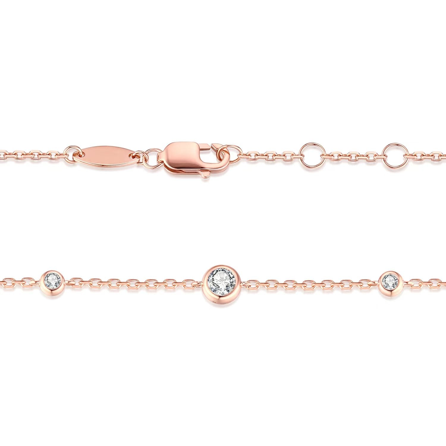 Graduated Bezel Station Bracelet