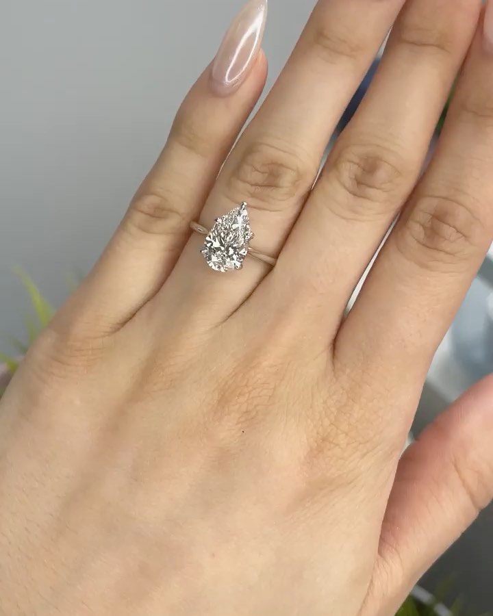 Pear Ring Design · PE-015