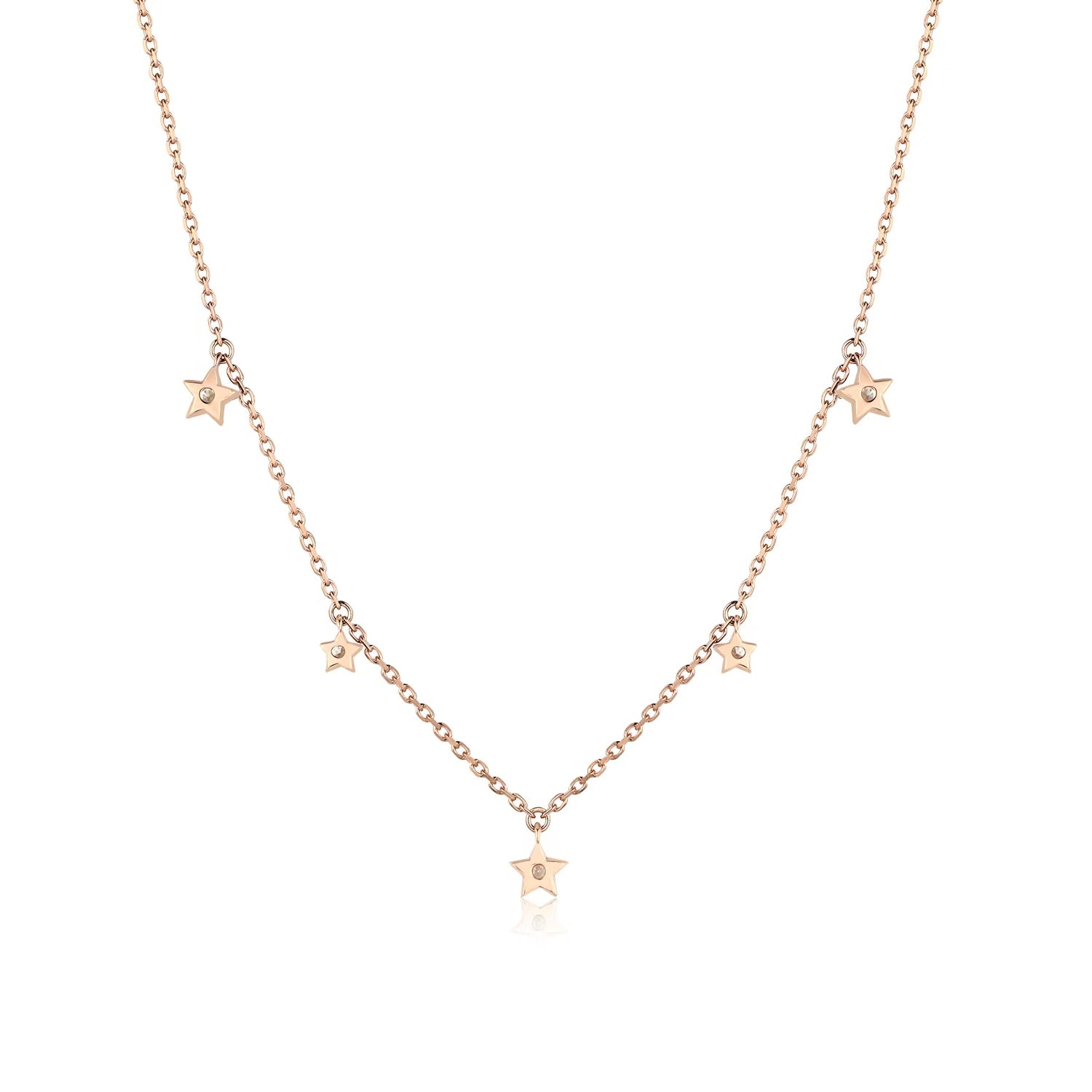Five-Star Station Necklace
