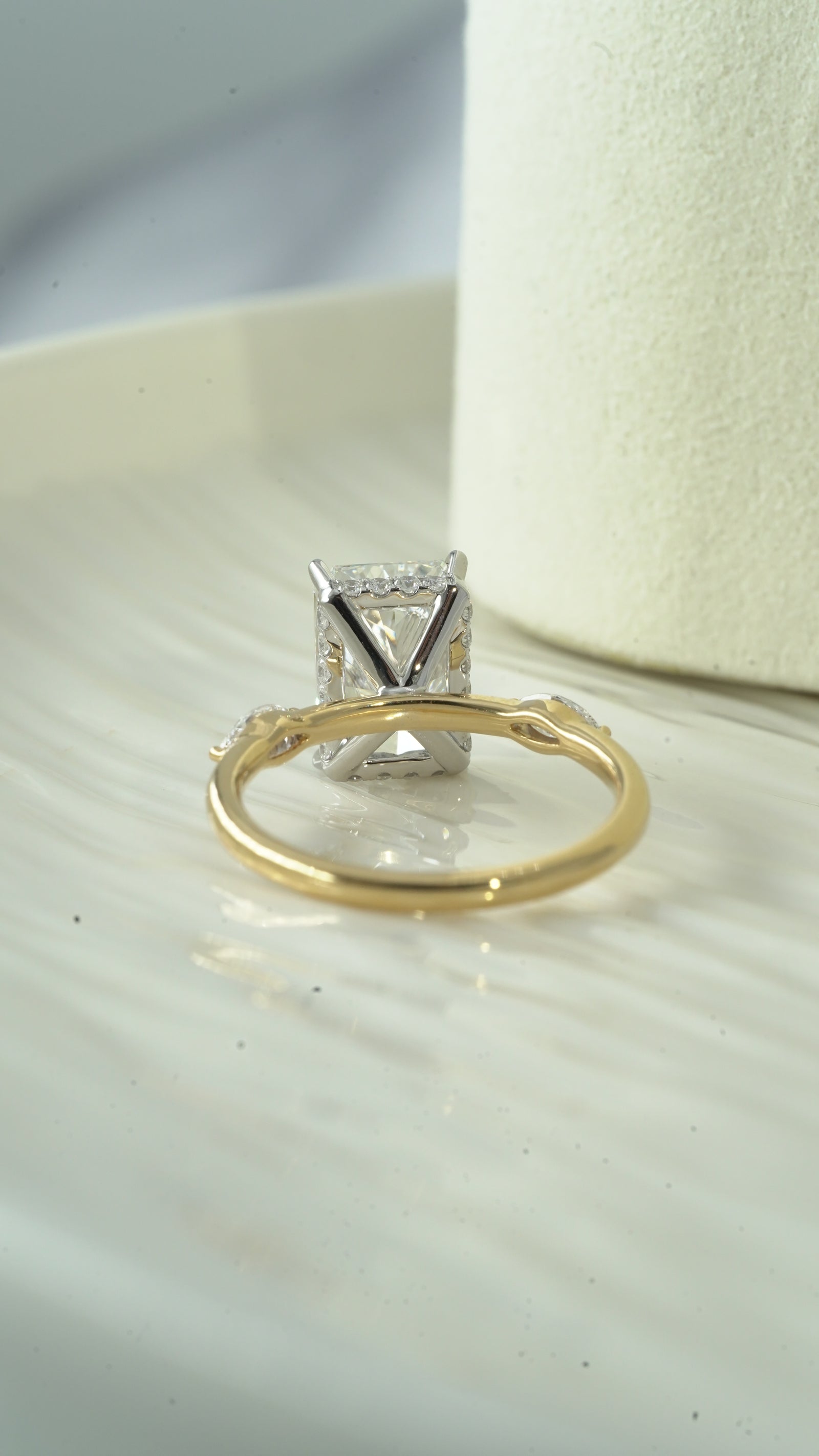 Radiant Open Gallery Ring