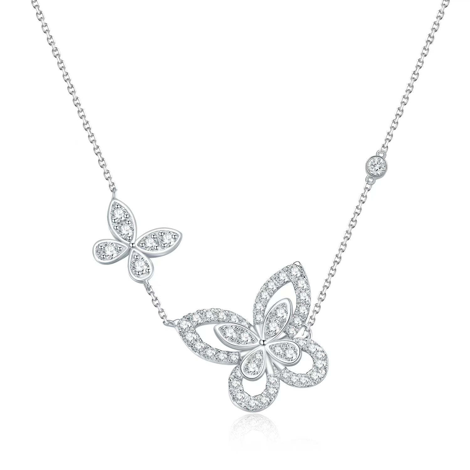 Twin Butterfly Necklace