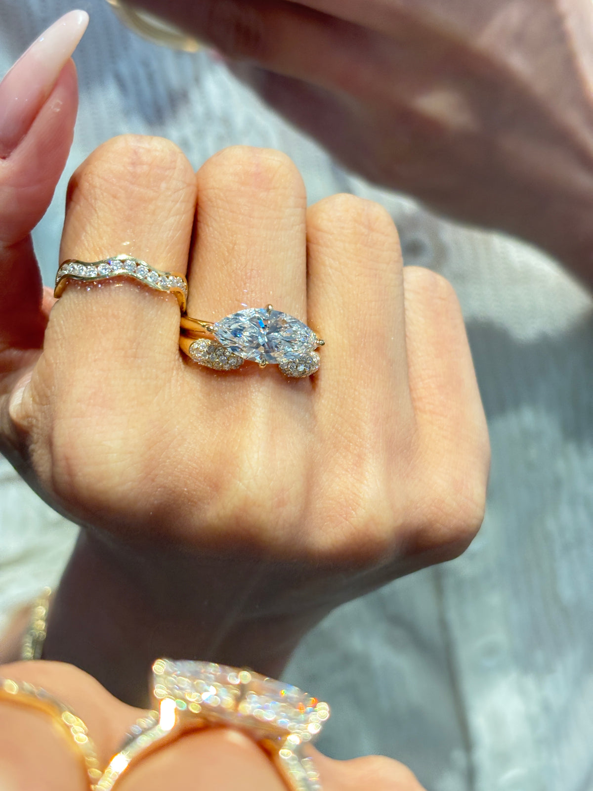 Marquise East–West Ring