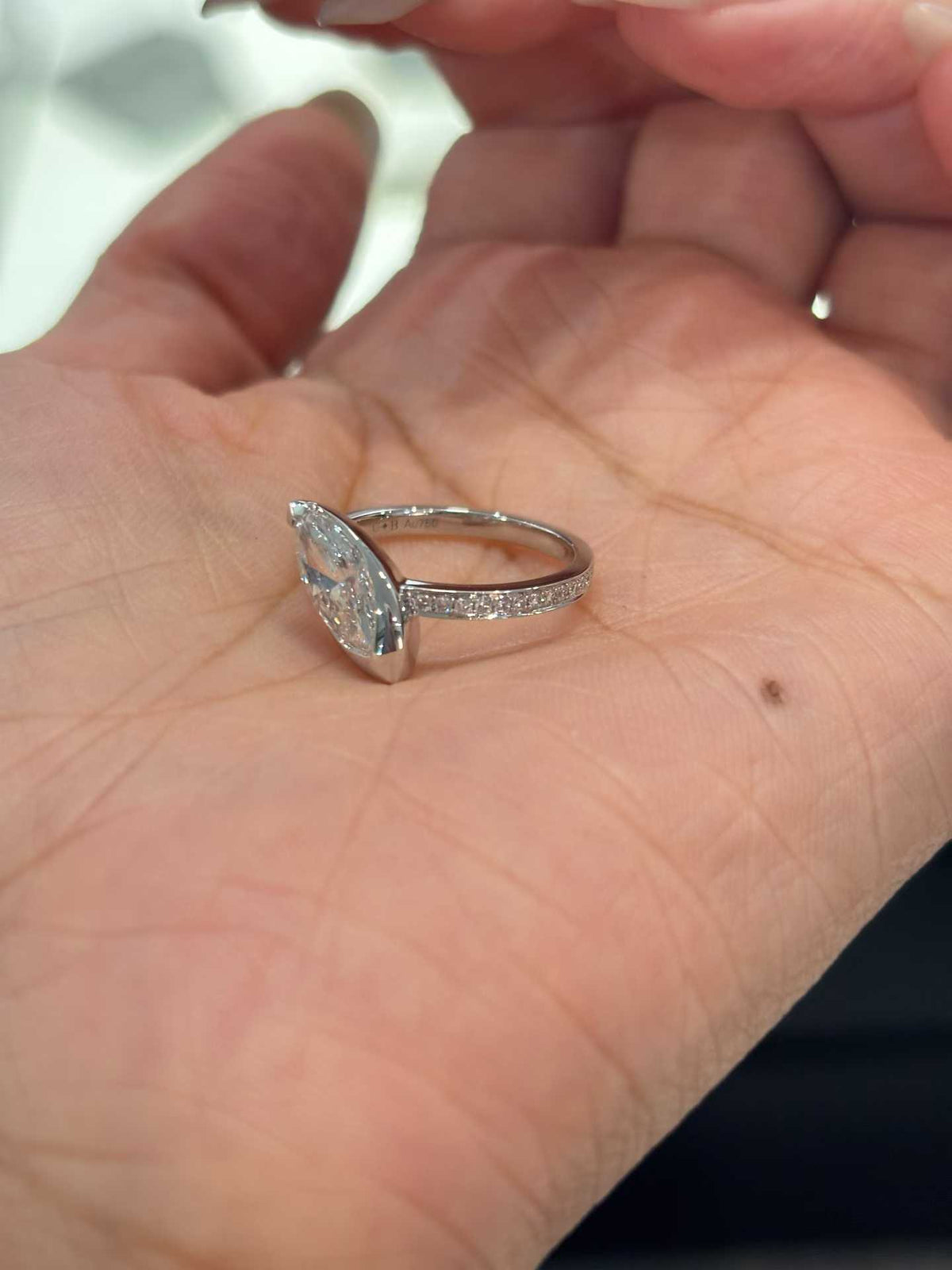 Marquise Pavé Ring