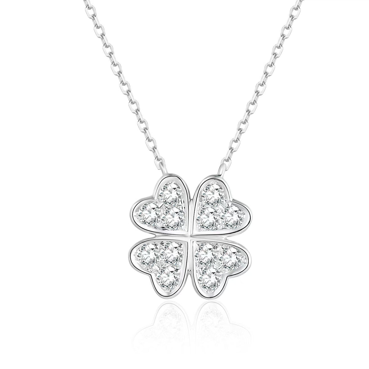 Four-Heart Clover Necklace