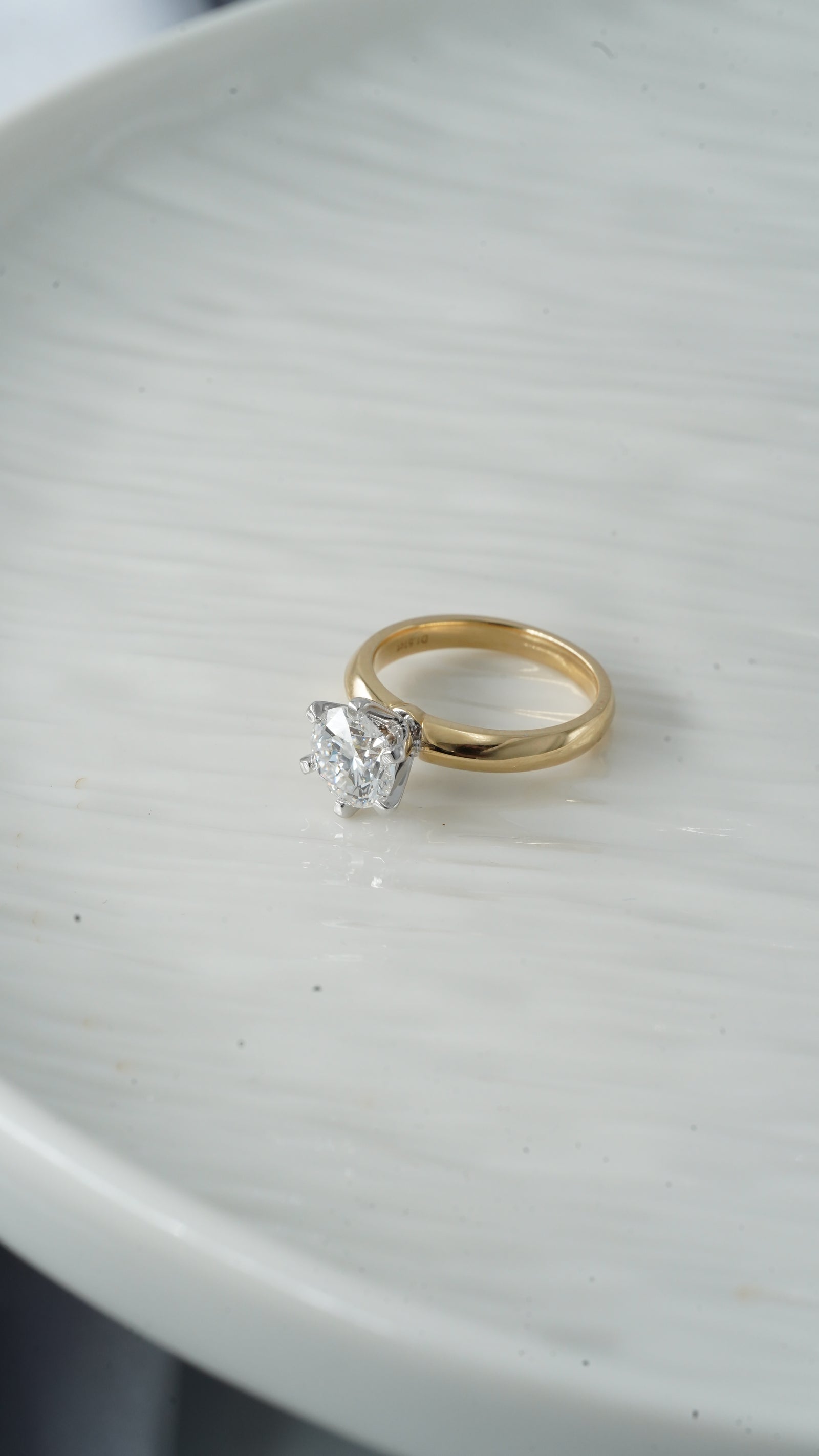 Marquise Milgrain Accent Ring