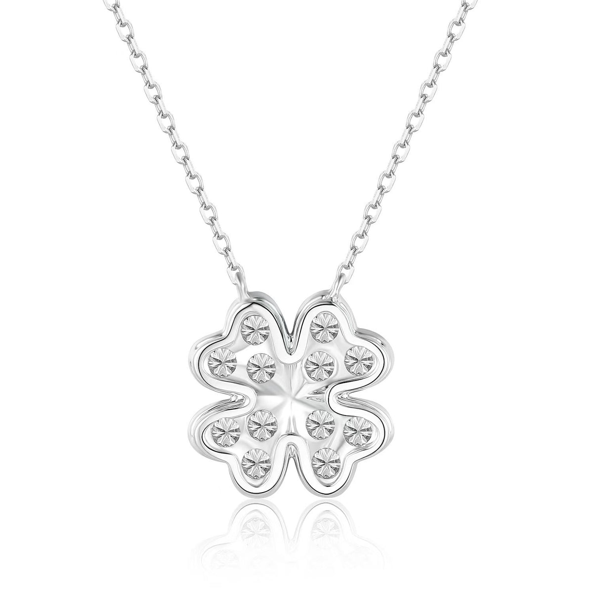 Four-Heart Clover Necklace
