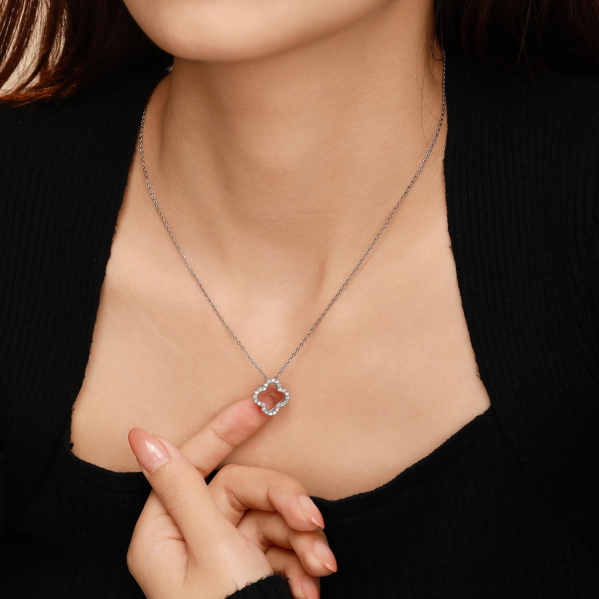 Open Clover Necklace