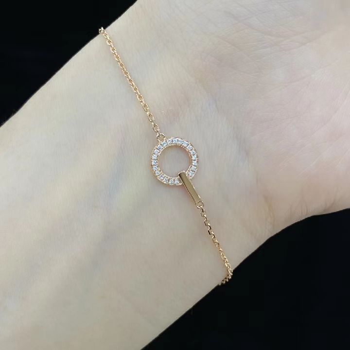 Circle and Bar Bracelet