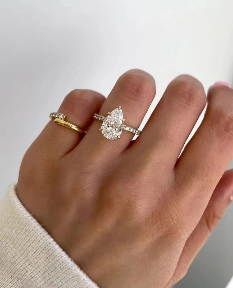 Pear Ring Design · PE-007