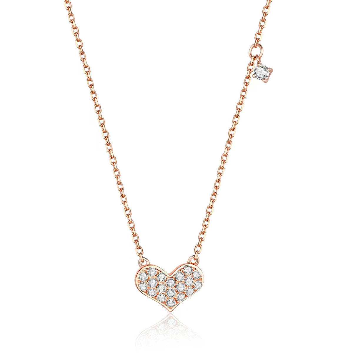 Pavé Heart Necklace