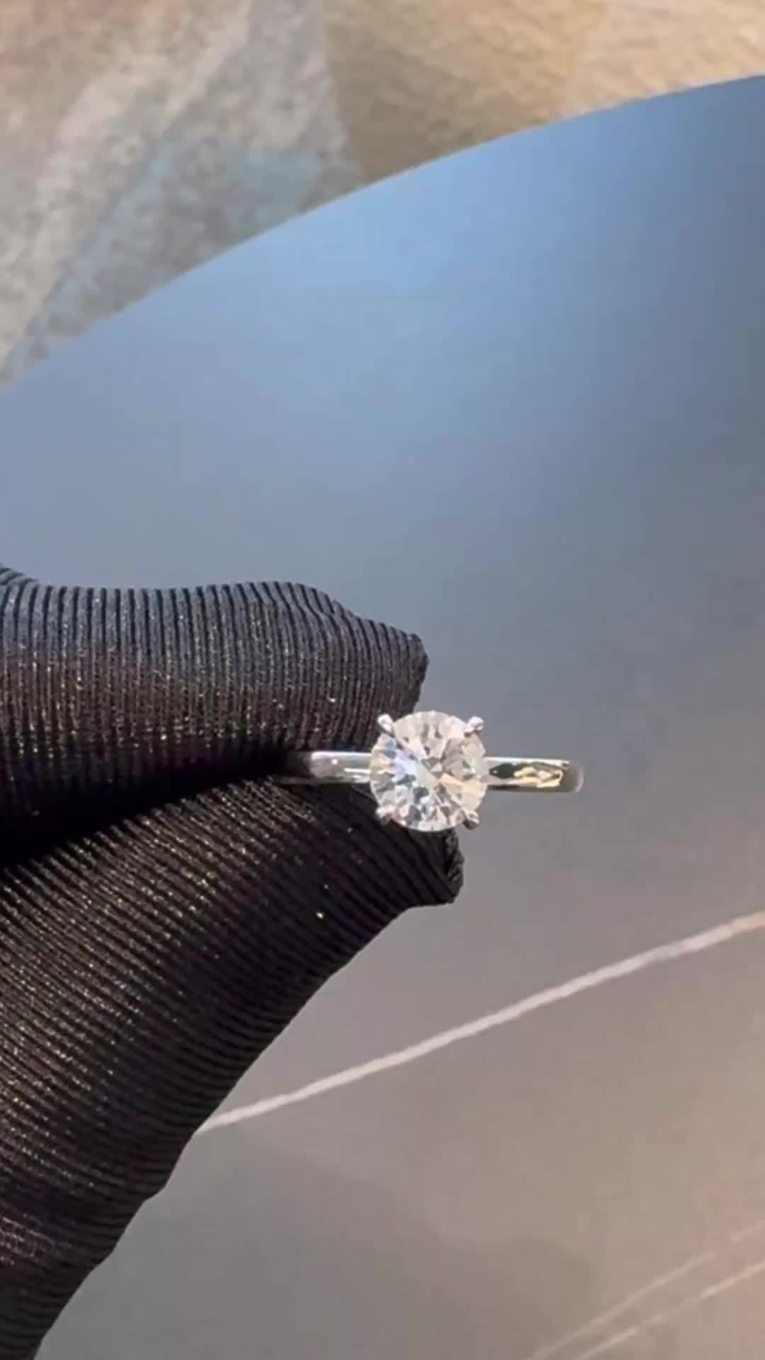 Round Classic Solitaire Ring