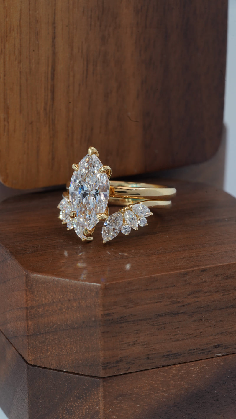 Marquise Crown Ring