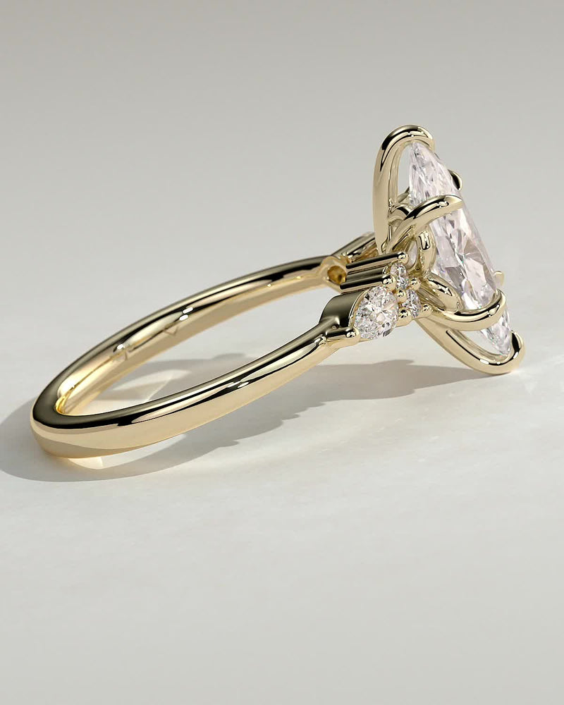 Marquise Pear-Accent Ring