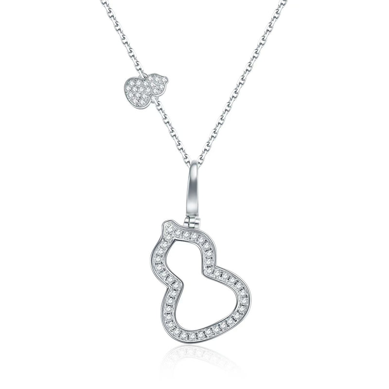 Double Gourd Pendant Necklace