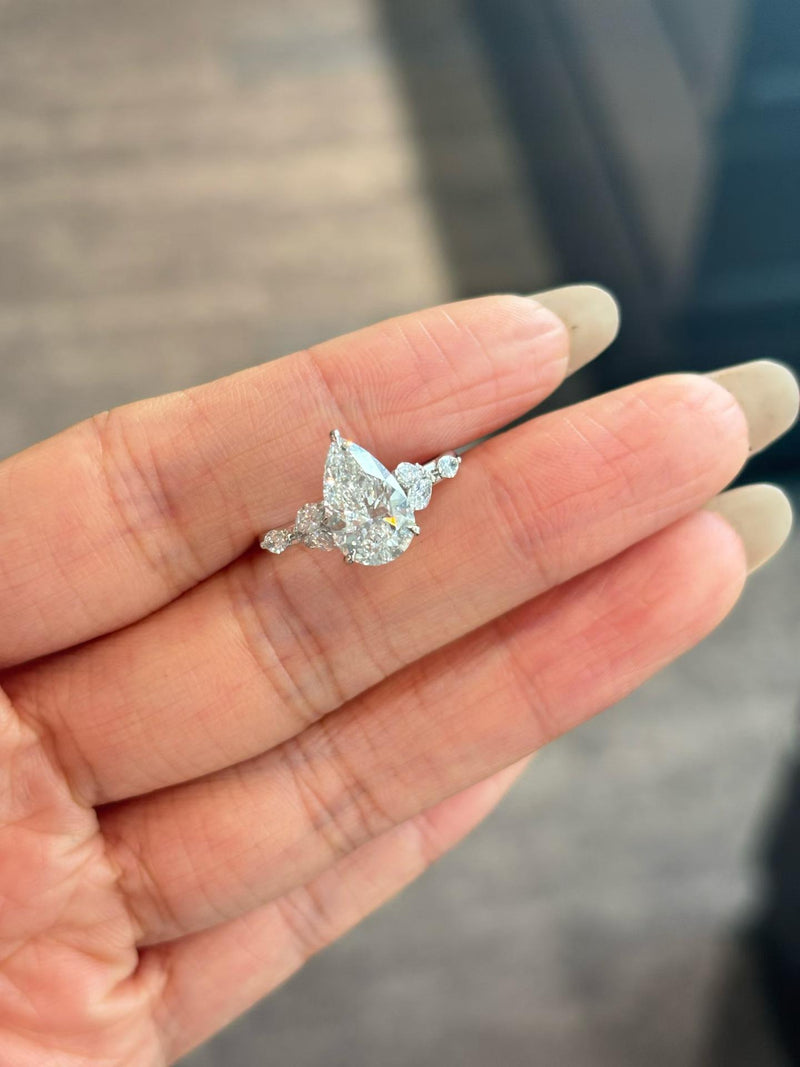 Pear Ring Design · PE-010