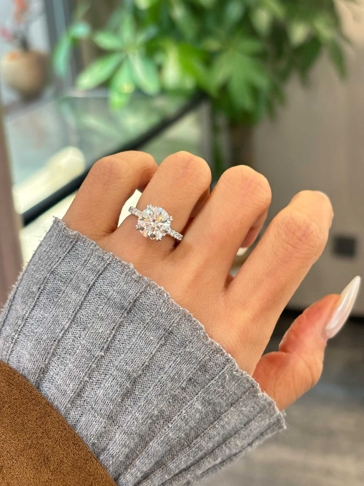 Round Petite Pavé Ring