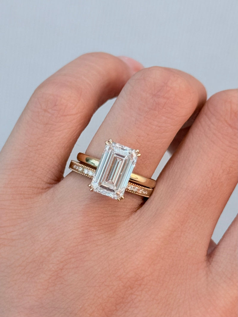 Emerald Stacking Ring Design