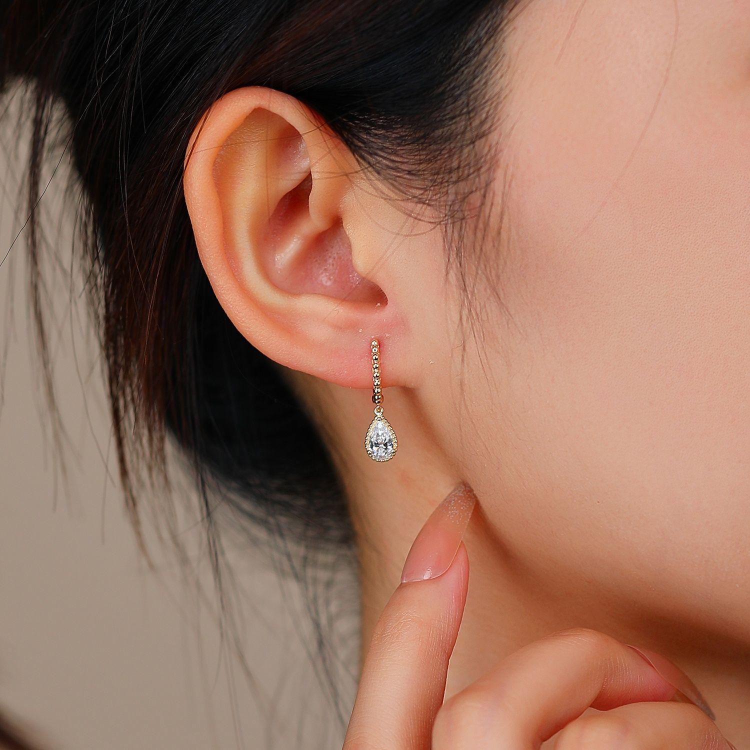 Petite Pear Drop Earrings