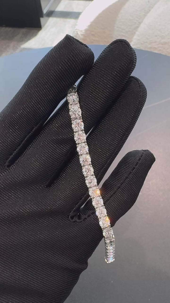 Classic Round Tennis Bracelet · BR-016 · view 2