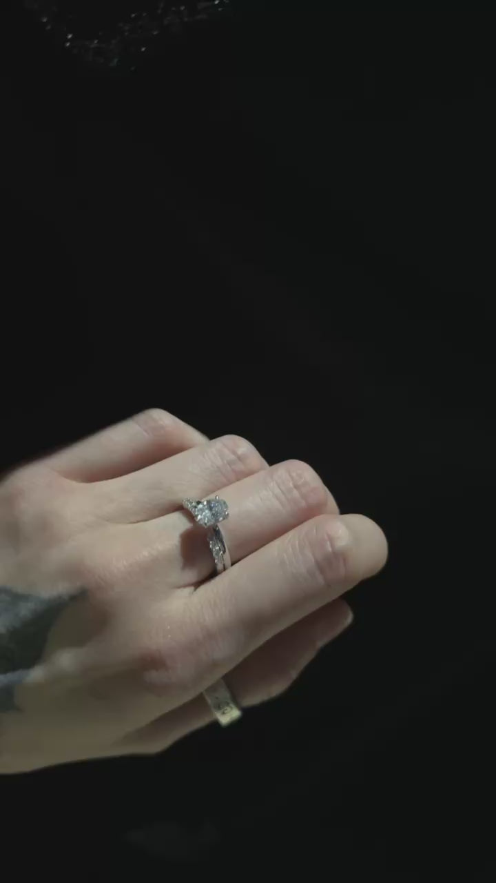Oval Everyday Solitaire Ring · OV-015 · view 2