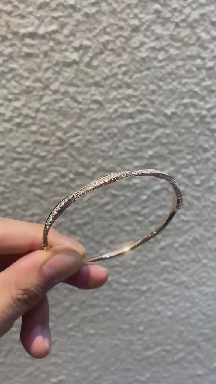 Slim Pavé Bangle · BR-018 · view 2