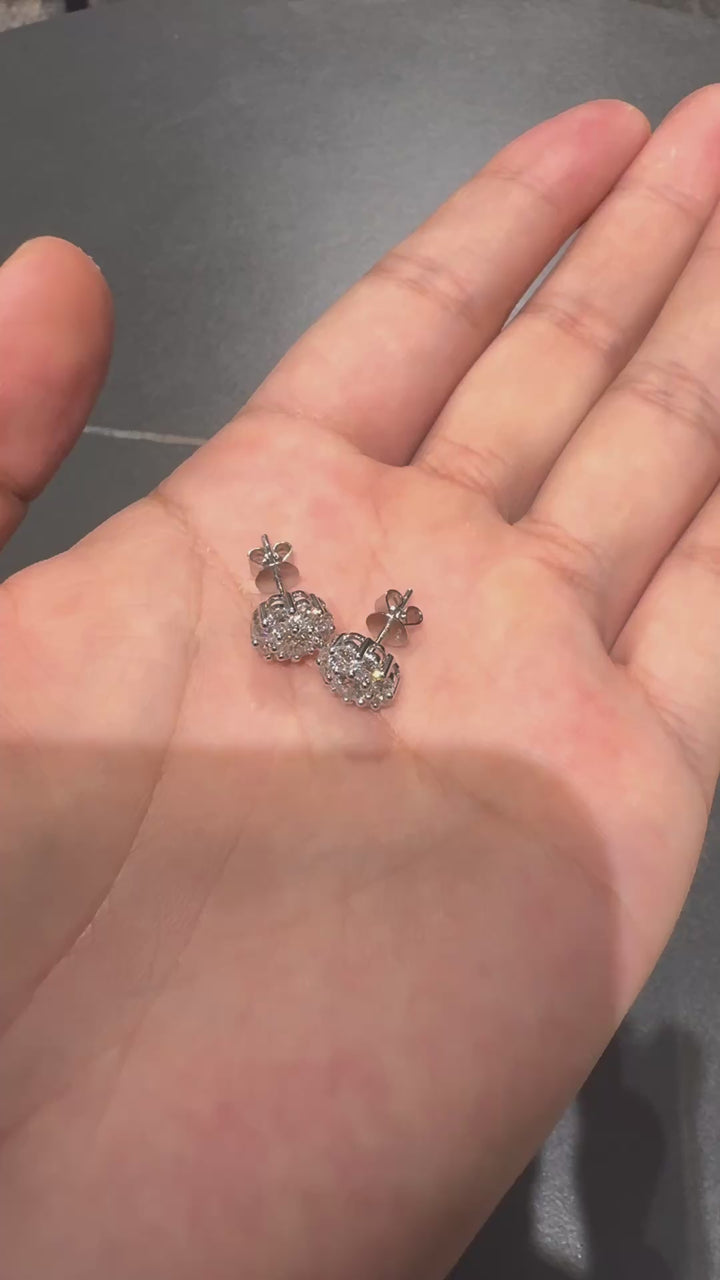 Clover Cluster Stud Earrings · ER-022 · view 2